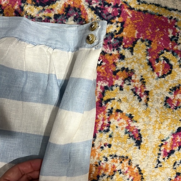 Striped Linen Skirt - Picture 3 of 6